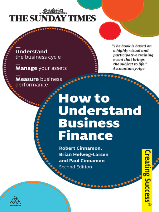 Title details for How to Understand Business Finance by Bob Cinnamon - Available